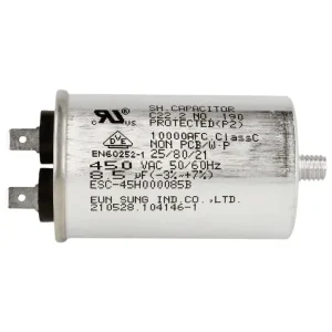 condensatore asciugatrice lg 6121el2001f/8,5uf-450v