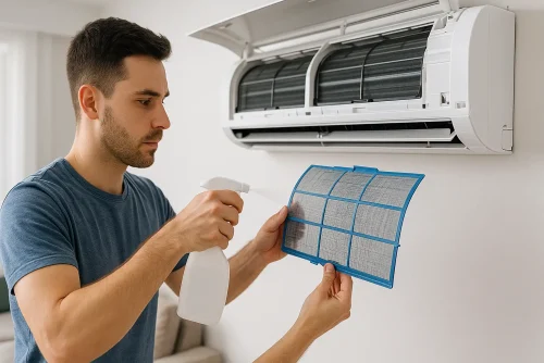 Come pulire il condizionatore in sicurezza Come pulire il condizionatore in sicurezza guida completa