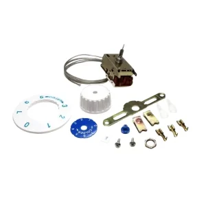 kit termostato per frigorifero ad una porta universale 484000008692 a 3 contatti con bulbo da 1200mm