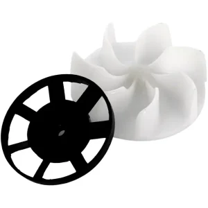 kit ventole motore adattabile per aspirapolvere vorwerk folletto d240124 vk120/122