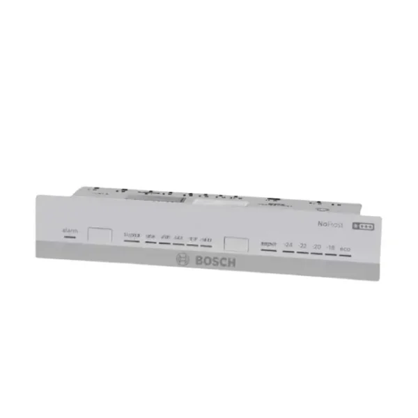 Modulo/scheda frigo Bosch 12014262, ricambio originale per la gestione elettronica delle funzioni di refrigerazione.