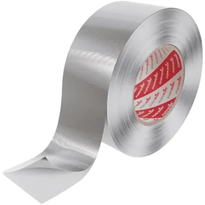rotolo da 50mt nastro adesivo per alte temperature alluminio larghezza 50mm. 14804004