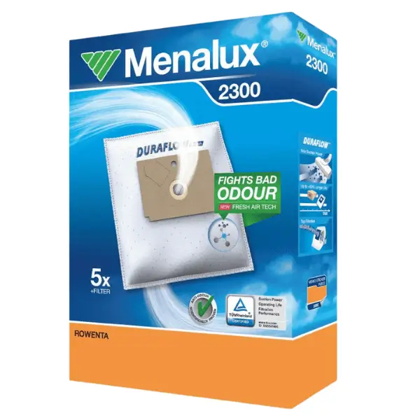 sacchetti aspirapolvere rowenta 2300 kit sacchetti 5 pz.+1 mcf 9001961292