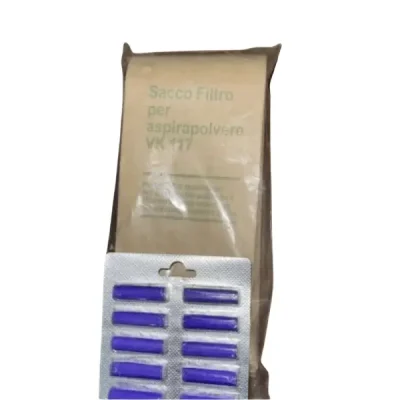 sacco filtro per aspirapolvere vorwerk folletto vk117 10pz + profumi omaggio