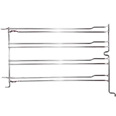 telaio sinistro per griglia forno smeg 384✖️285mm