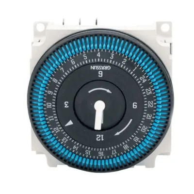 temporizzatore 12/24h a cavalieri, 220v. fm