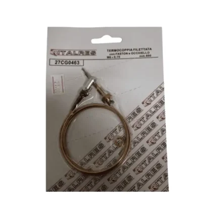 termocoppia filettata con faston ed occhiello universale m6✖️0,75 piano cottura