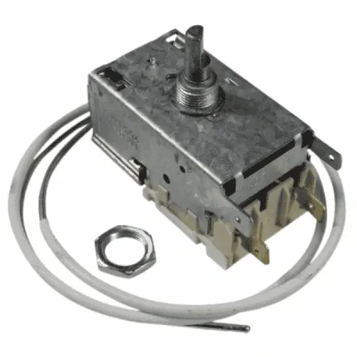 termostato  per frigorifero indesit ariston c00038651 a 2 contatti con bulbo di 600mm